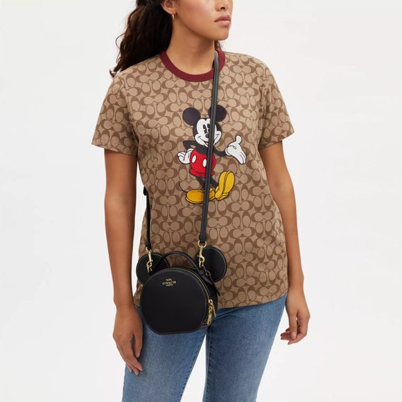 🐭 Disney X Coach Mickey Mouse Ear Bag - Picture 2 of 14